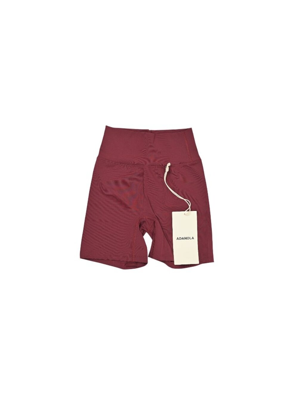 Adanola Ultimate Crop Shorts in Damson Red